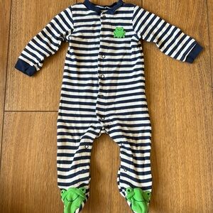Frog Footie Pajamas